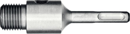 Державка ЗУБР &quot;МАСТЕР&quot; для бур. коронки с хвостовиком SDS Plus. L-100мм,резьба М22,конусное крепление центрир сверла 29187-100 купить в Надыме