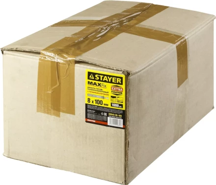 Дюбель-гвоздь полипропиленовый, потайный бортик, 8 x 100 мм, 1000 шт, STAYER Master 30640-08-100 30640-08-100 купить в Надыме