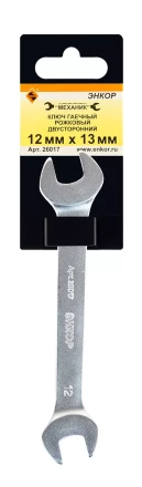 Ключ гаечный рожковый двусторонний 12х13 Энкор 26017 купить в Надыме