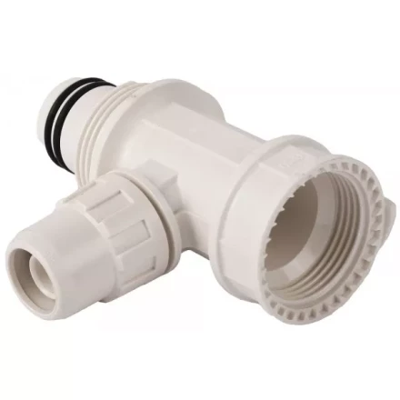 Коллектор ЗУБР "ШиреФит" сборный "внутренняя резьба - штуцер с гайкой - штуцер с гайкой", 20мм-16мм-20мм 51516-20-16-20 купить в Надыме