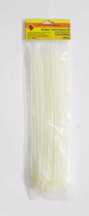 Хомут монтажный 3,6х300 (100 шт)  1/150 29990 купить в Надыме