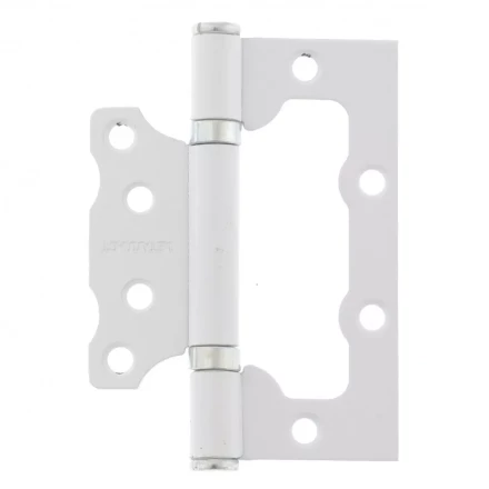 Петля накладная ПНУ-100 белая 4штуки  Металлист Россия 91565 купить в Надыме