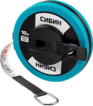 Мерная лента СИБИН фиберглассовая, 10м 34154-10 купить в Надыме