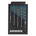 Набор сверл универсальных Gross 706017, Multipurpose PRO, 6-гр. хвостовик, 4-10мм, 5шт купить в Надыме