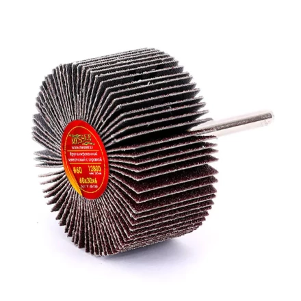 Круг MESSER шлифовальный лепестковый с оправкой (на шпильке) 60х30х6  #60 купить в Надыме