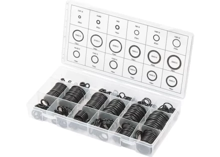 Набор резиновых уплотнительных прокладок D 3 - 23 мм 279 предметов СИБРТЕХ 47598 купить в Надыме