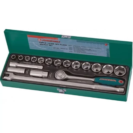 Набор головок торцевых 1/2"DR 11-32мм 19предметов Jonnesway S04Н419S 47432 купить в Надыме