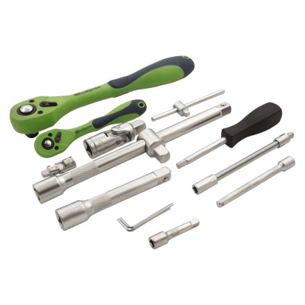 Набор инструментов 94 предмета, CrV, 1/2&quot;, 1/4&quot; Сибртех 13509 купить в Надыме