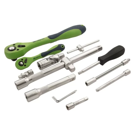 Набор инструментов 94 предмета, CrV, 1/2", 1/4" Сибртех 13509 купить в Надыме