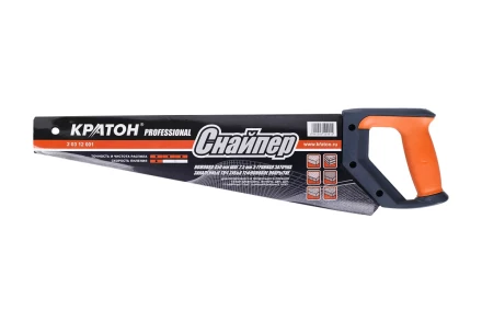 Ножовка Кратон PROFESSIONAL 450мм шаг 2,5мм 3-гран. зуб. ТВЧ 2 03 12 001 купить в Надыме