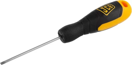 Отвертка JCB, хромомолибденовая сталь S2, двухкомпонентная рукоятка, магнитный наконечник, SL 3х75мм JSD013 купить в Надыме