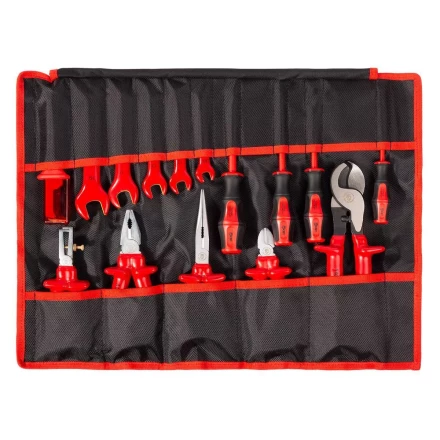 Набор диэлектрического инструмента КВТ НИИ-26, 15 предметов (92069) купить в Надыме