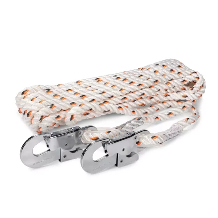Канат спасательный КВТ КСЛ-10-2 с двумя карабинами (77524) купить в Надыме