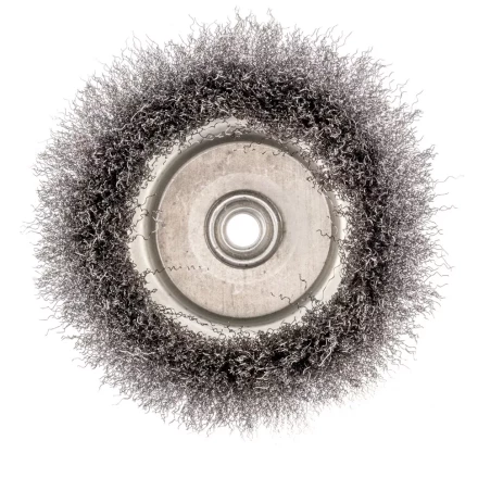 Щетка для УШМ 150 мм М14 чашка витая проволока Сибртех 746077 купить в Надыме