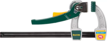 Струбцина KRAFTOOL, рычажная, быстрозажимная, тип "F", 75х200 мм 32019-75-200 купить в Надыме