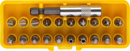 Набор STAYER Биты "MASTER" POCKET с адаптером в пластмассовом боксе, 21 предмет 2-26087-H21 купить в Надыме