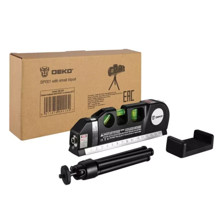 Уровень лазерный SP001 SET2 DEKO, 065-0200, со штативом купить в Надыме