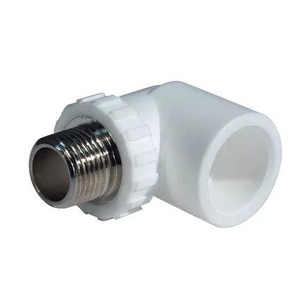 Уголок комб. PP-R НР 20мм х 1/2 белый (50/200) 45380 купить в Надыме