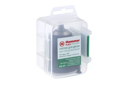 Патрон для дрели HAMMER Ф10мм 3/8" (208-201) купить в Надыме