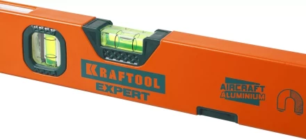 Уровень KRAFTOOL "PROKRAFT-M" коробч. магнит., 2 ампулы, 0,5 мм/м, 400мм 34712-040_z01 купить в Надыме
