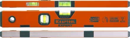 Уровень KRAFTOOL &quot;PROKRAFT-M&quot; коробч. магнит., 2 ампулы, 0,5 мм/м, 400мм 34712-040_z01 купить в Надыме