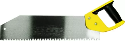 Ножовка по дереву "Зубец" 500 мм шаг зуба 10 мм зуб 2D калёный зуб 2-х комп. рукоятка Сибртех 23822 купить в Надыме