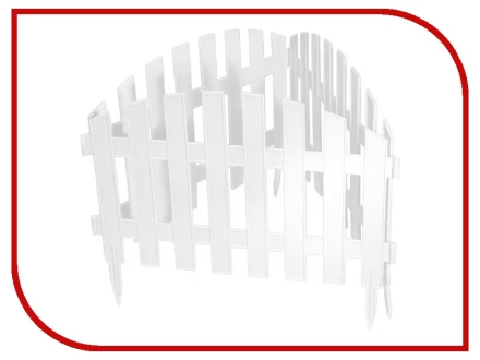 Забор декоративный "Винтаж" 28 х 300 см белый PALISAD Россия 65011 купить в Надыме