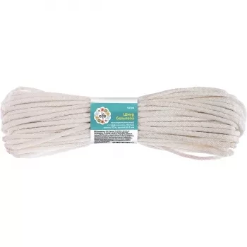 Шнур бельевой полипропиленовый с сердечником  D-3 мм L-20 м белыйELFE 93706 купить в Надыме