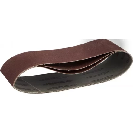 Лента шлифовальная бесконечная ЗУБР "МАСТЕР" на тканевой основе, для ЛШМ, P180, 75х533мм, 3шт 35542-180 купить в Надыме