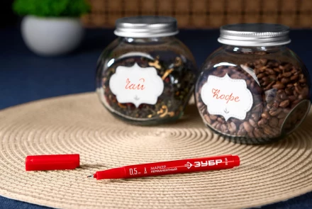 ЗУБР МП-50 красный, 0.5 мм перманентный маркер (06321-3) купить в Надыме