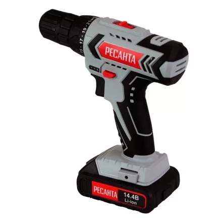 Дрель-шуруповерт аккумуляторная Ресанта ДА-14-2ЛК 75/14/4 купить в Надыме
