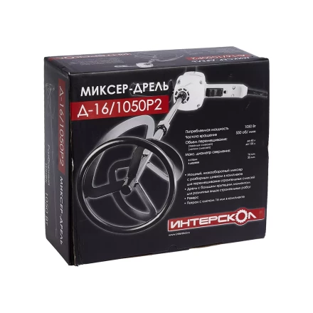 Миксер-дрель ИНТЕРСКОЛ Д-16/1050Р2 купить в Надыме
