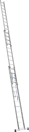 Лестница СИБИН универсальная,трехсекционная со стабилизатором, 13 ступеней 38833-13 купить в Надыме