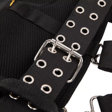 Пояс монтажника усиленный, с лямками, сумки поясные, держатель для молотка// Denzel 90290 купить в Надыме