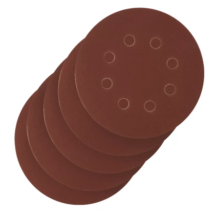 Круг абразивный на ворсовой подложке под "липучку", перфорированный, P 400, 125 мм, 5 шт Сибртех 738147 купить в Надыме