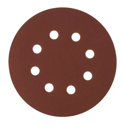 Круг абразивный на ворсовой подложке под "липучку", перфорированный, P 400, 125 мм, 5 шт Сибртех 738147 купить в Надыме