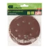 Круг абразивный на ворсовой подложке под "липучку", перфорированный, P 400, 125 мм, 5 шт Сибртех 738147 купить в Надыме