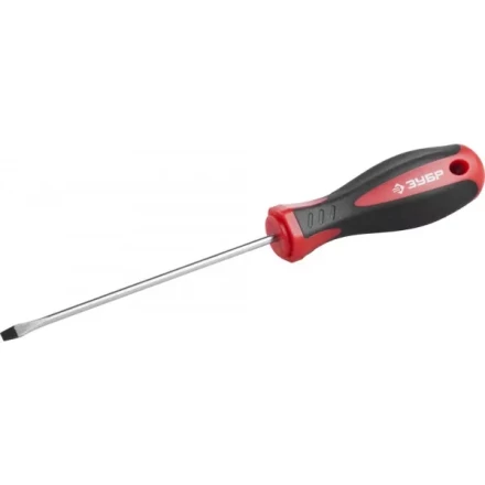 Отвертка ЗУБР "МАСТЕР", Cr-v, эргономичная двухкомпонентная рукоятка, SL3,0x100мм 25061-3.0-100_z03 купить в Надыме