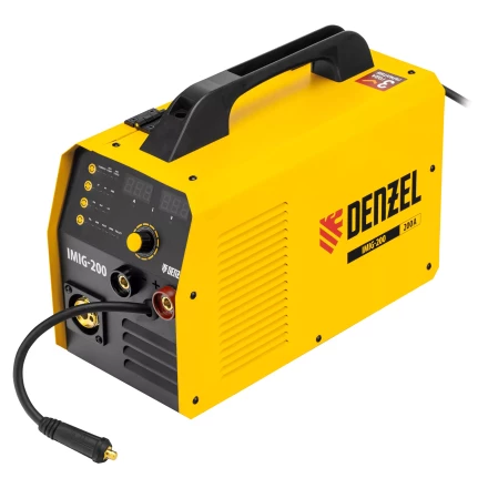 Аппарат инвертор. полуавтомат. cварки IMIG-200, 200 А, ПВ 60%, катушка 5 кг// Denzel 94361 купить в Надыме