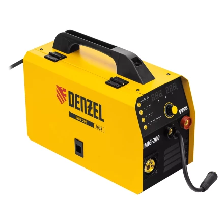 Аппарат инвертор. полуавтомат. cварки IMIG-200, 200 А, ПВ 60%, катушка 5 кг// Denzel 94361 купить в Надыме