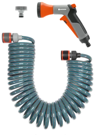Шланг спиральный 10 м для террас с фитингами и наконечником  "Домашнее садоводство" GARDENA купить в Надыме