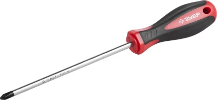 Отвертка ЗУБР "МАСТЕР", Cr-v, эргономичная двухкомпонентная рукоятка, PH2x150мм 25062-2-150_z03 купить в Надыме