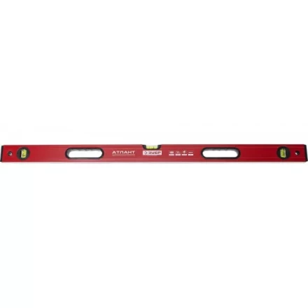 Уровень ЗУБР "МАСТЕР" "УС - 5" коробчатый усиленный, фрезерованный, 3 глазка, крашенный, с ручками, 100см 4-34585-100 купить в Надыме