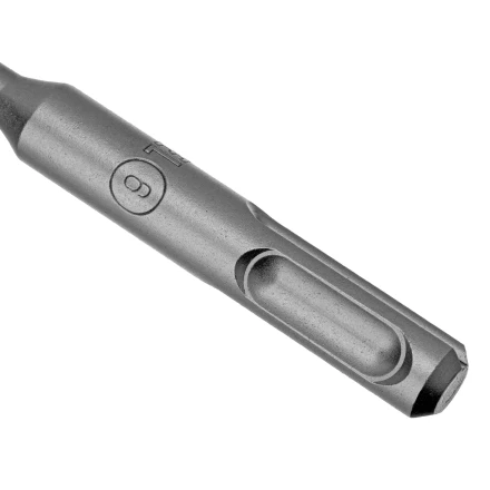 Бур по бетону Denzel, 6 x 110 мм, двойная спираль, три пылеотводящие кромки, 705005 купить в Надыме