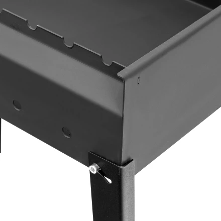 Мангал сварной Camping Palisad 69668, 605 х 375 х 138/640 мм, сталь 2 мм купить в Надыме