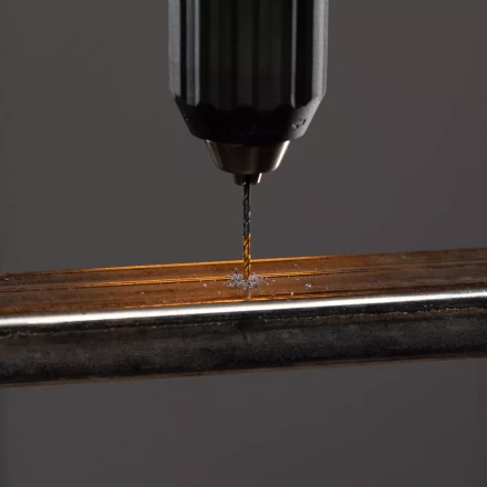 Сверло по металлу, 2 мм, HSS-Tin, Golden Tip, 10 шт. Denzel 717203 купить в Надыме