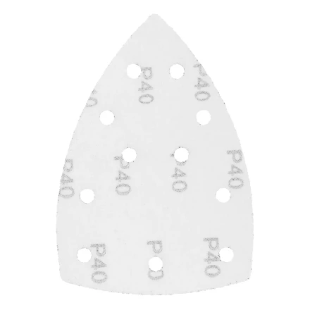 Треугольник абразивный на ворc. подложке под "липучку", перф., P 40, 150х150х100 мм, 5 шт. Denzel 738577 купить в Надыме