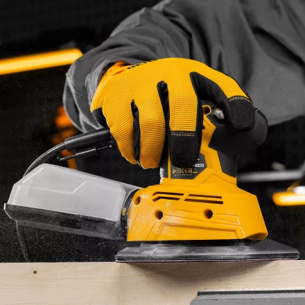 Треугольник абразивный на ворc. подложке под "липучку", перф., P 40, 150х150х100 мм, 5 шт. Denzel 738577 купить в Надыме