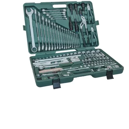 Набор головок торцевых универсальный 1/2"DR 8-32мм  1/4"DR 4-13мм  ключи комбинированные 6-32мм отвертки  128 предметов S04Н524128S  Jonnesway 48372 купить в Надыме