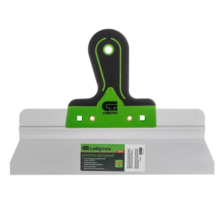 Шпатель фасадный Сибртех, нержавеющая сталь 420S45, 300 мм, 2-компонентная ручка, 85593 купить в Надыме